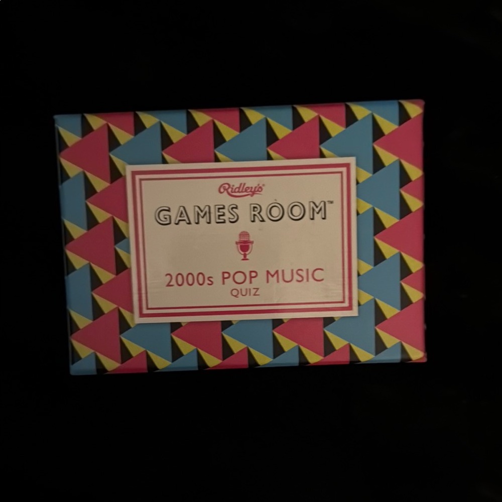 Ridley’s Games Room 2000s Pop Music Quiz Game